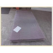 Black Steel Crimped Wire Mesh